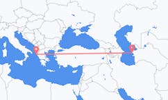 เที่ยวบิน จาก Türkmenbaşy, เติร์กเมนิสถาน ไปยัง คอร์ฟู, กรีซ