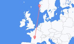 Flights from Stord, Norway to Brive-la-Gaillarde, France