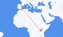 Flights from Seronera, Tanzania to Murcia, Spain