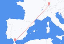 Vols de Gibraltar, Gibraltar pour Friedrichshafen, Allemagne