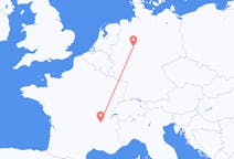 Flyreiser fra Paderborn, til Lyon