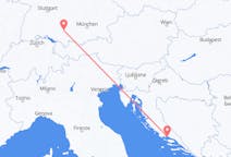 Flyreiser fra Split, Kroatia til Memmingen, Tyskland