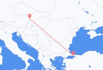Flyreiser fra Istanbul, til Bratislava