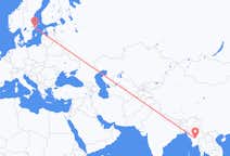 Loty z Naypyidaw w Myanmar (Birma) do Sztokholmu w Szwecji