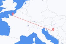 Flyreiser fra Banja Luka, Bosnia-Hercegovina til Deauville, Frankrike
