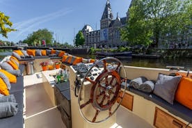 Luxury Boat Tour in Amsterdam with Bar on board