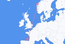Flights from Førde, Norway to Bilbao, Spain