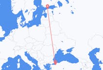 Fly fra Tallinn til Bursa