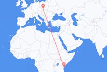 Flüge von Mombasa, Kenia nach Ostrau, Tschechien