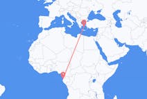 Flyrejser fra Libreville, Gabon til Mykonos, Grækenland