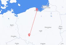Flug frá Wroclaw, Póllandi til Gdansk, Póllandi