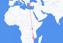 Flyg från Beira, Moçambique till Rhodes, England, Grekland