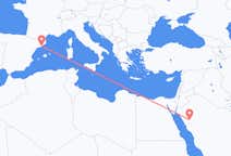 沙特阿拉伯从 乌拉飞往沙特阿拉伯目的地 巴塞罗那的航班