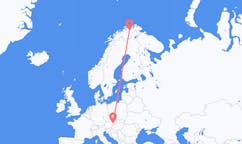 Flights from Lakselv, Norway to Bratislava, Slovakia