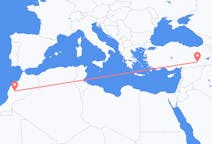 Flyrejser fra Marrakech, Marokko til Diyarbakir, Tyrkiet