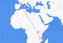 Flyg från Nampula, Moçambique till Barcelona, Spanien