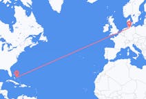 Flyreiser fra Rock Sound, Bahamas til Hamburg, Tyskland