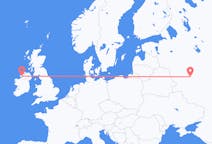 Flights from Kaluga, Russia to Donegal, Ireland