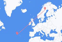 Flights from Arvidsjaur, Sweden to Flores Island, Portugal