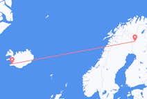 芬兰来自科拉里飞往芬兰到雷克雅未克的航班
