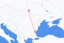 Fly fra Ivano-Frankivsk til Burgas