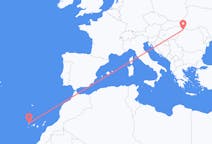 Flights from Santa Cruz de La Palma, Spain to Satu Mare, Romania