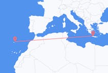 Flights from Vila Baleira, Portugal to Chania, Greece