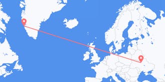 Flyrejser fra Ukraine til Grønland