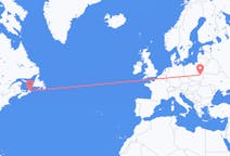 Flyreiser fra Sydney i Nova Scotia, til Lublin