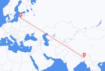 出发地 印度出发地 古瓦哈提目的地 拉脱维亚里加的航班