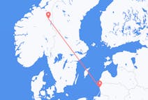 Loty z miasta Palanga do miasta Røros