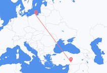 Flights from Kahramanmaraş, Turkey to Gdańsk, Poland