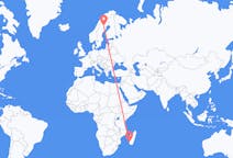 Flights from Toliara, Madagascar to Arvidsjaur, Sweden