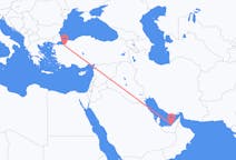 Vluchten van Abu Dhabi naar Bursa