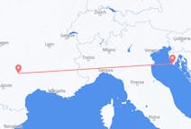 Flyreiser fra Pula, Kroatia til Rodez, Frankrike