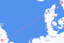 Flyreiser fra Nottingham, England til Göteborg, Sverige