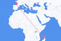 Flyreiser fra Nosy Be, Madagaskar til San Sebastian, Spania