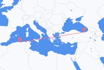 Flyreiser fra Béjaïa, Algerie til Trabzon, Tyrkia