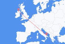 Flights from Bari, Italy to Derry, Northern Ireland