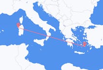 Flights from Astypalaia, Greece to Alghero, Italy