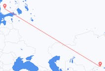 Vluchten van Bisjkek naar Tampere