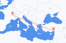Flug frá Adana til Lyon