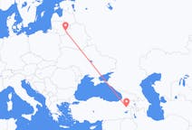 Flyg från Vilnius, Litauen till Ağrı merkez, Turkiet
