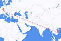 Flyrejser fra Pleiku, Vietnam til Zürich, Schweiz