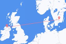 Flyreiser fra Derry, Nord-Irland til Växjö, Sverige