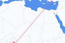 Flyreiser fra Cotonou, Benin til Antalya, Tyrkia