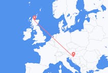 Vuelos de Inverness, Escocia a Zagreb, Croacia