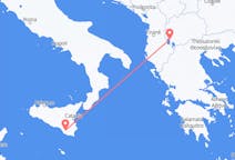 Flyg från Ohrid till Comiso