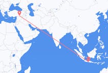 出发地 印度尼西亚从 日惹目的地 土耳其Sanliurfa的航班