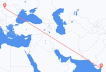 出发地 印度苏拉特目的地 罗马尼亚奥拉迪亚的航班